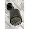 Kingston Brass Tub and Shower Faucet, Matte Black, Wall Mount KBX8140ZX - alternate 6